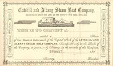 Catskill and Albany Steam Boat Co. - Stock Certificate - Shipping Stocks picture