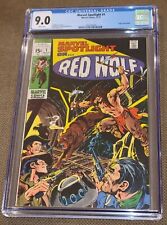 Marvel Spotlight #1 CGC 9.0 Origin Red Wolf 1971 Marvel Comics 11/71 White Pages picture
