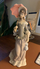 Lladro 5003 WALKING (Lady with Pink Parasol) Mint Secondary Market Price: $350 picture