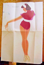 TRUE MAGAZINE Centerfold PIN-UP ART of Beautiful DECO LADY by PETTY picture