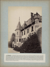 France, La Serraz, Château Vintage Albumen Print 33x25 C picture