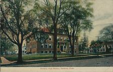 1907 Postcard - Danbury High School - Danbury CT picture