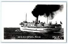c1940's SS Avalon Catalina Island Steamer Ship RPPC Photo Vintage Postcard picture