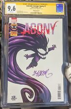 EXTREME CARNAGE AGONY #1 YOUNG VARIANT COVER CGC 9.6 SIGNED BY SKOTTIE YOUNG picture