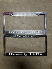 Mercedes-Benz Of Beverly Hills plastic License Plate Frame set picture