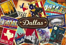 Texas Chrome Postcard Dallas Various Multi Scenes Views Greetings From picture