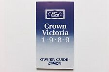 1989 Ford Crown Victoria Owner's Manual Original First Printing picture