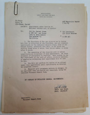 Captain Samuel Cohen, 1950 Air Force documents military promotion from 1st Lt. picture