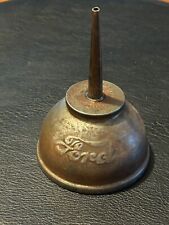 ANTIQUE FORD OIL CAN, Script, 4 April 1908, no letters, embossed FORD, , 4 1/2