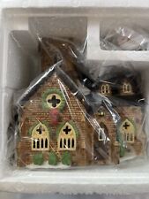 Dept 56 Dickens Village Series Knottinghill Church Retired # 5582-4 Box Tears picture