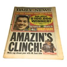 NY Daily News:9/19/06 Amazin's Clinch Mets Cap Dream Year w/ NL East Title picture