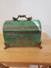 Rare Vintage Porcelain Chinese Casket Box From Hua Rong Tang picture
