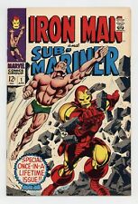 Iron Man and Sub-Mariner #1 VF- 7.5 1968 picture