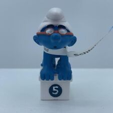 Smurfs 20736 Olympic Swimmer Smurf Figure Schleich Peyo PVC Figurine Germany picture