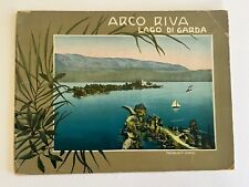 1906 ARCO RIVA LAGO DI GARDA Photoglob Souvenir-Album, Zurich Italy Alps antique picture
