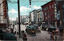 New Jersey Postcard: Broad Street Trenton- Made in Germany picture
