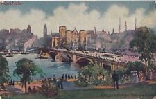 Postcard Prince's Bridge Melbourne Australia picture