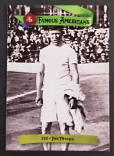Jim Thorpe Athlete Pentathlon MLB NFL 2021 Famous American Card #210 (NM) picture