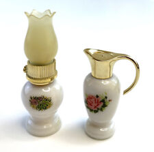 Avon Vintage Lamp And Pitcher Perfume Bottles picture