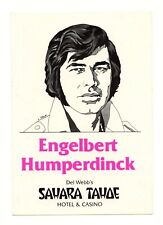 Engelbert Humperdink Postcard Sahara Tahoe 1974 picture
