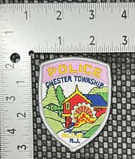 Chester Township New Jersey Police Shoulder Patch  picture