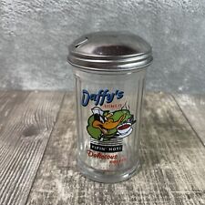 1996 Vintage Warner Bros Looney Tunes Daffy's Diner Coffee Sugar Dispenser Glass picture