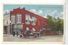 City Hall & Fire Truck, Iola, Kansas picture