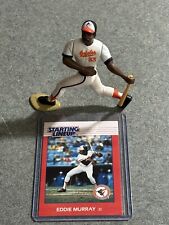 1988 Kenner Starting Lineup EDDIE MURRAY SLU OPEN FIGURE WITH CARD picture