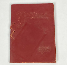 Rare Commencement Program Booklet Indiana University 1933 Leather Cover Vintage picture