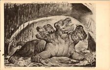 vintage postcard - NATIONAL GALLERY, MILLBANK. BLAKE. 3354. CERBERUS unposted picture