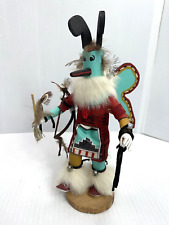 Kachina Signed YMV Cambridge Butterfly Man*********** DAMAGED UNDER ARMS SEE VID picture
