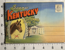 Vintage Postcard Scenic Kentucky Blue Grass State Antique c1939 Souvenir Folder picture