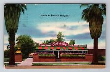 Hollywood CA-California Jean And Michael's Café De Paris Vintage c1968 Postcard picture