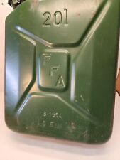 Vintage Nato Style Green FFA French Forces In Germany 8-1954 20L Jerry Can WW2 picture