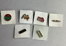 Vintage 1980’s Mcdonald’s Pins 6 Lot Employee Lunch Rusher Deluxe / READ picture