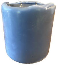 Partylite Unknown Scent Blue 3 wick Candle 6