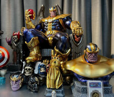 Thanos on Throne Resin Reborn Studio Statue Model 1/4th EX 3 heads 63cm picture