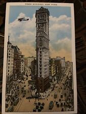 Times Building, NYC, New York White Border Unposted Postcard picture