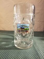 Festhalle Knorr Kaiserslautern 1 L Glass Beer Stein Mug Bar Glassware Dimpled picture