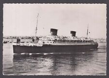 Compagnie Generale Transatlantique French Line liner Liberté RPPC postcard 1950s picture