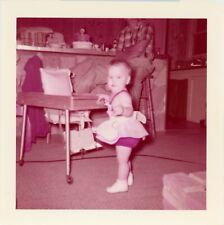Vintage Photo Cute Baby Child Cute Little Dress Color Home Interior picture