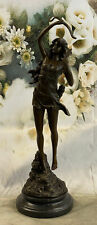 Mythical Diana the huntress Bronze Museum Quality Sculpture Figure Lost Wax Artw picture