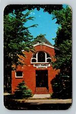 Decatur MI-Michigan, Holy Family Catholic Church Vintage Souvenir Postcard picture