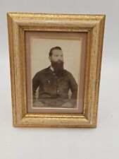 Antique Photograph Of A  Man Framed In A Vtg Frame 9