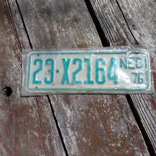 1976 Nebraska TRAILER License Plate - 