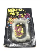 Vintage Monster Mouth Teeth Glow In the Dark Fake Vampire Fangs NEW picture