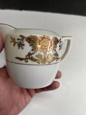 antique nippon gilded christmas ball christmas pitcher Creamer picture