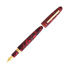 Esterbrook Estie Oversize Fountain Pen in Scarlet with Gold Trim - 1.1mm Stub picture