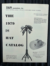 Rare Vintage 1979 IH International Harvester Promo Hat catalog flyer picture