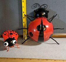 Adorable Metal Lady Bug Figurines Home Decor #2049L182 picture
